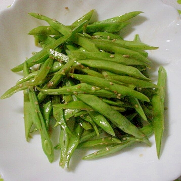 ささぎのごま油炒め レシピ 作り方 By デブネコたん W ノ 楽天レシピ